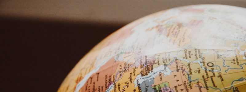a Russian globe