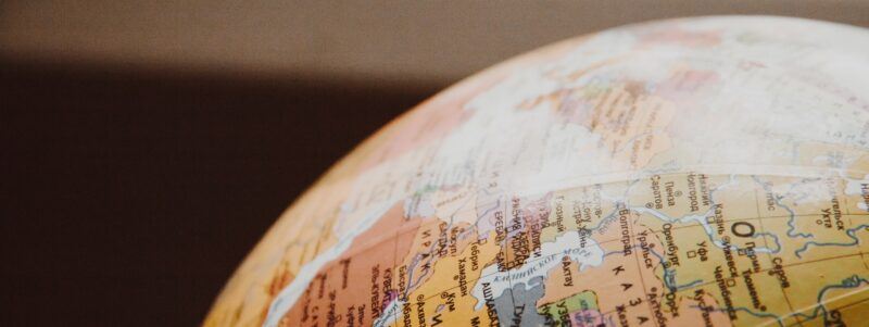 a Russian globe