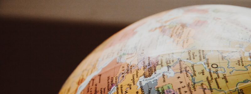 a Russian globe