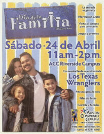 An image of the 2010 Dia de la Familia promotional flyer. This image is in Spanish.