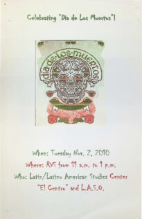 An image of the 2010 Dia de los Muertos promotional poster.