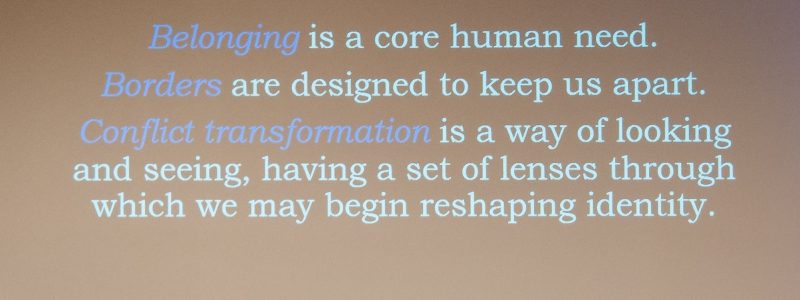Slide saying,