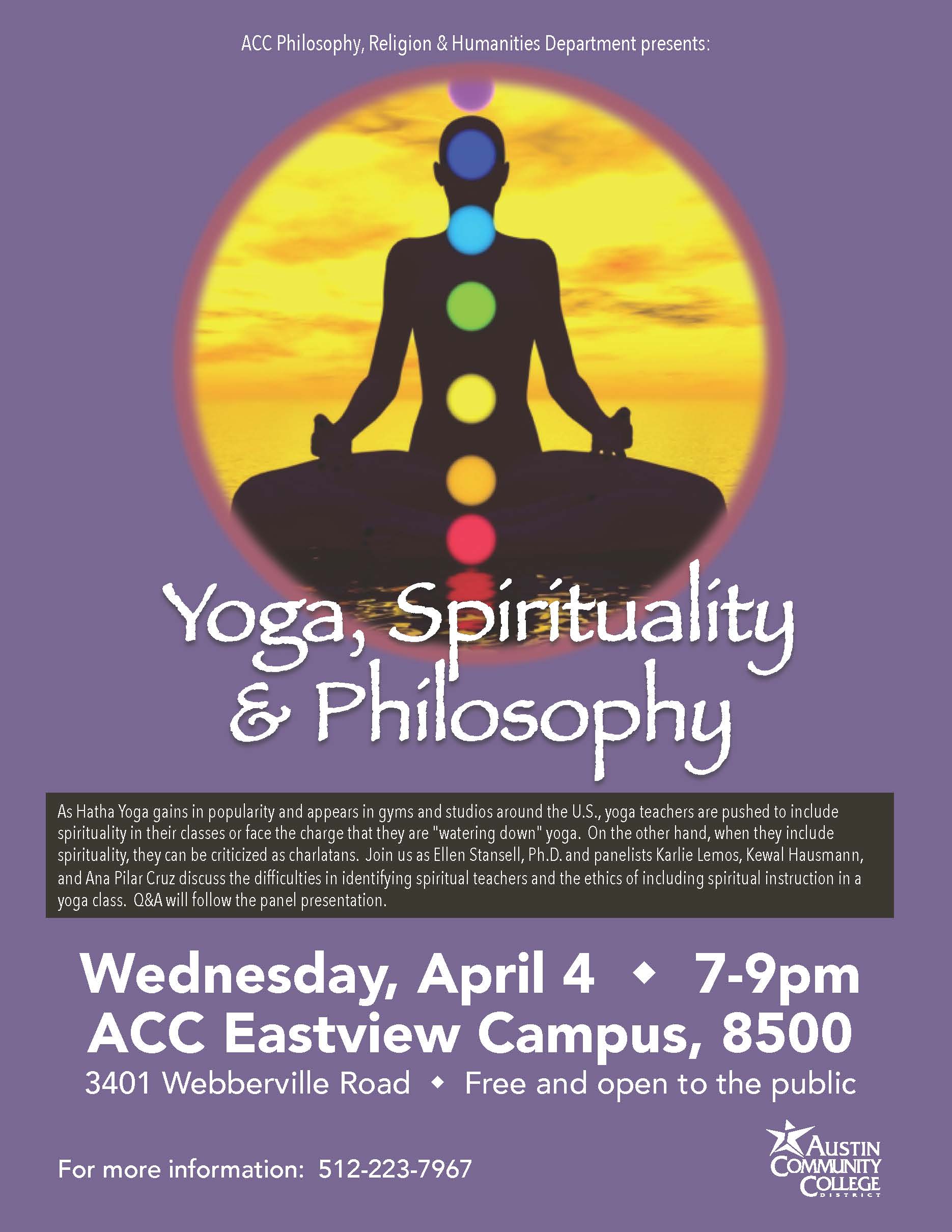 Yoga, Spirituality, and Philosophy Philosophy, Religion, and Humanities