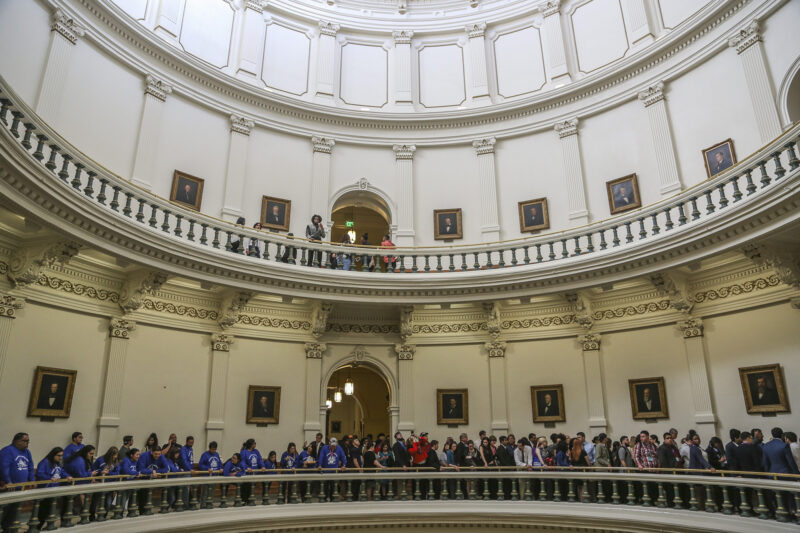 Austin Community College students, faculty and staff visit the Texas State Capitol
